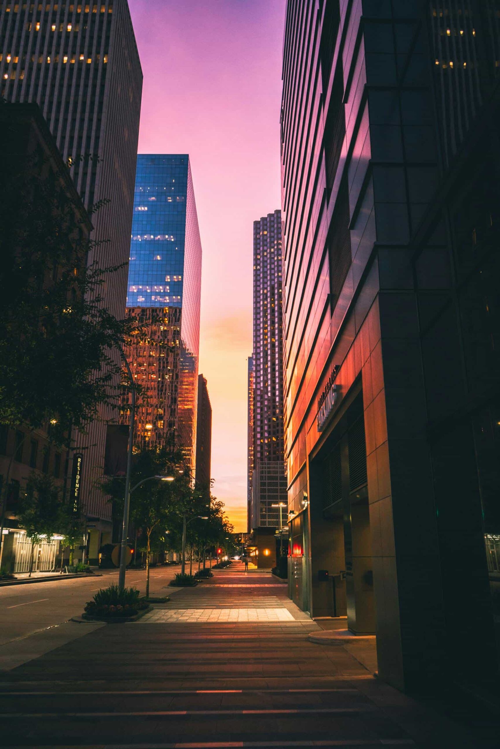 city view of houston