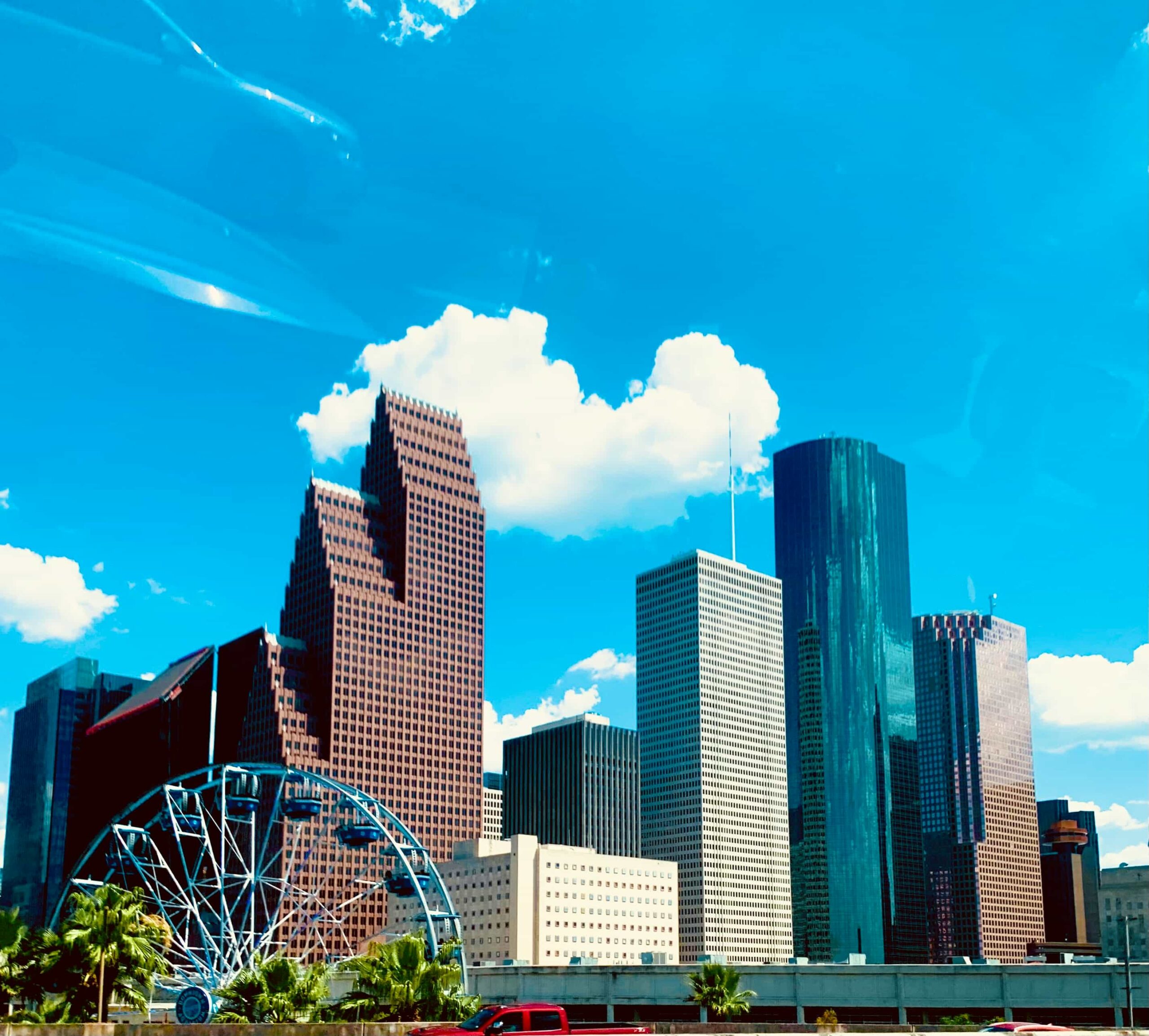 city view of houston